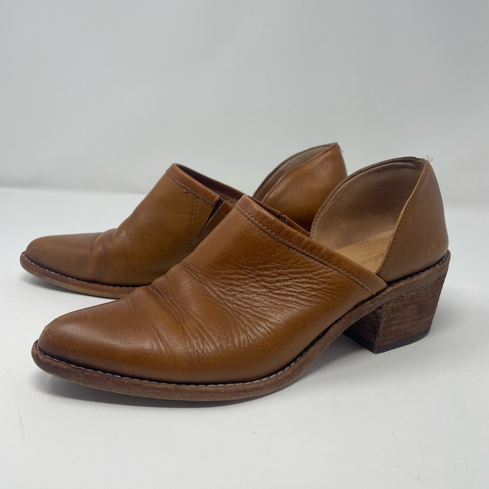 Madewell Brady Low Cut Bootie Saddle color women’s 7.5